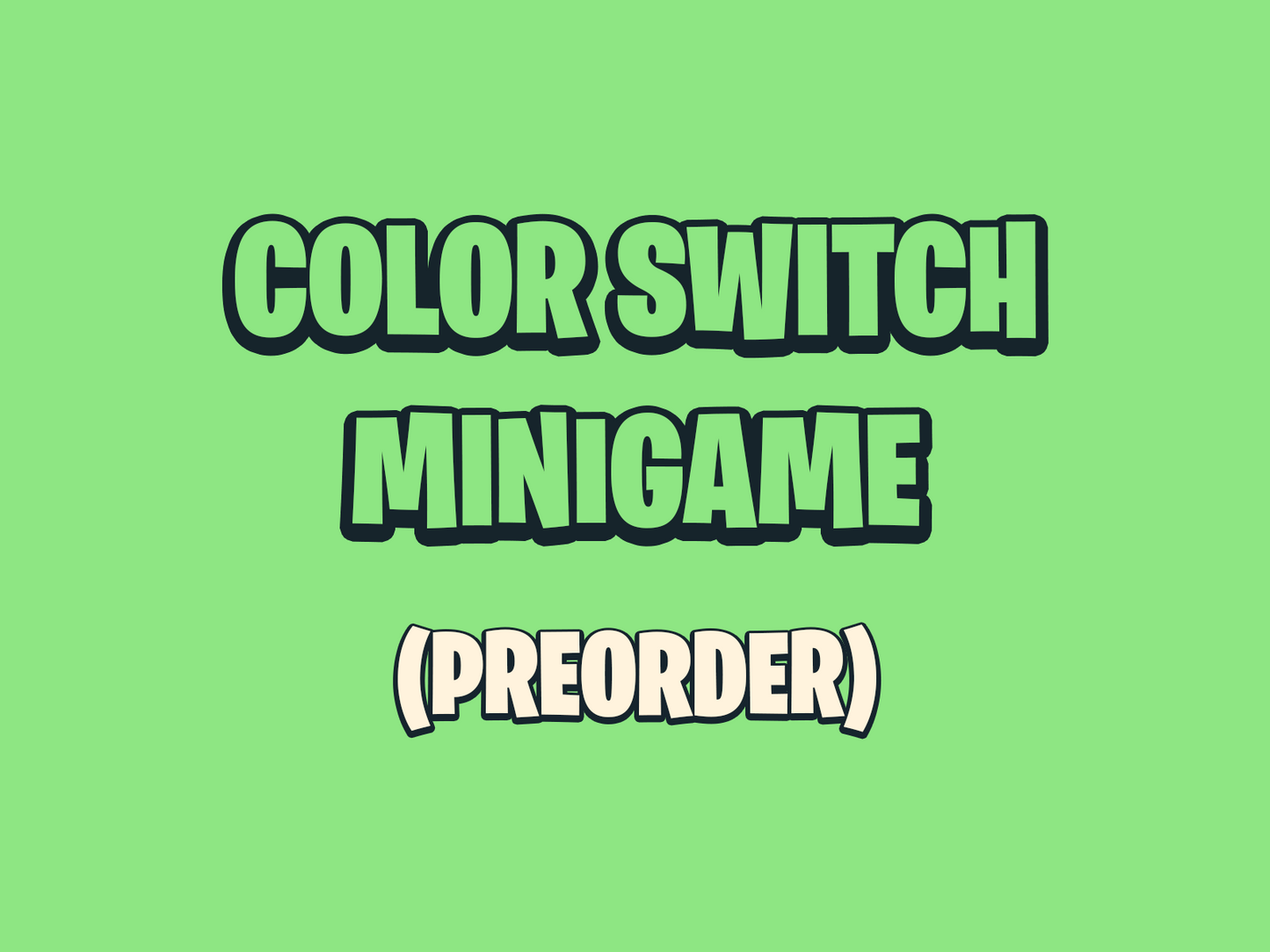 Color Switch Minigame