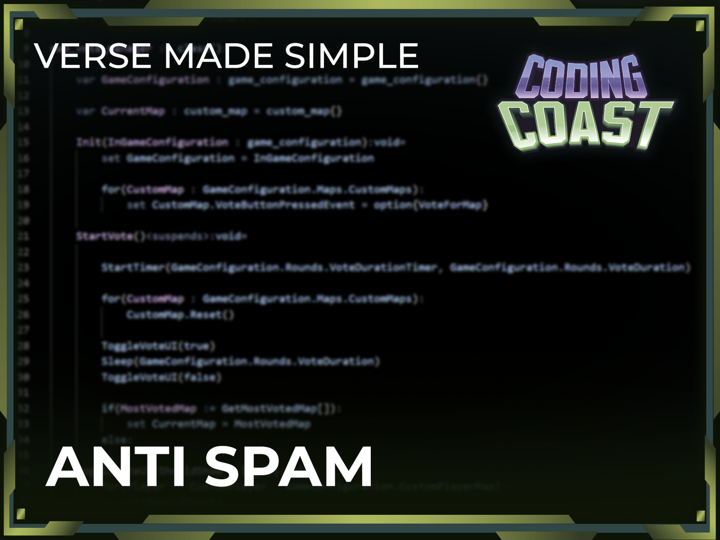 Anti Spam | Verse Made Simple