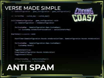 Anti Spam | Verse Made Simple