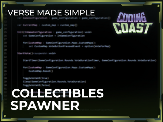 Collectibles Spawner Creative Device. Displayed over Fortnite Creative Device in UEFN.