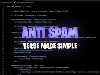 Anti Spam | Verse Made Simple