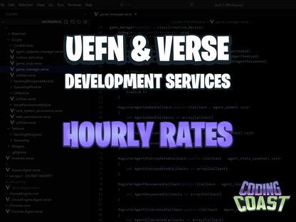 Hourly Rates | UEFN & Verse Development Services